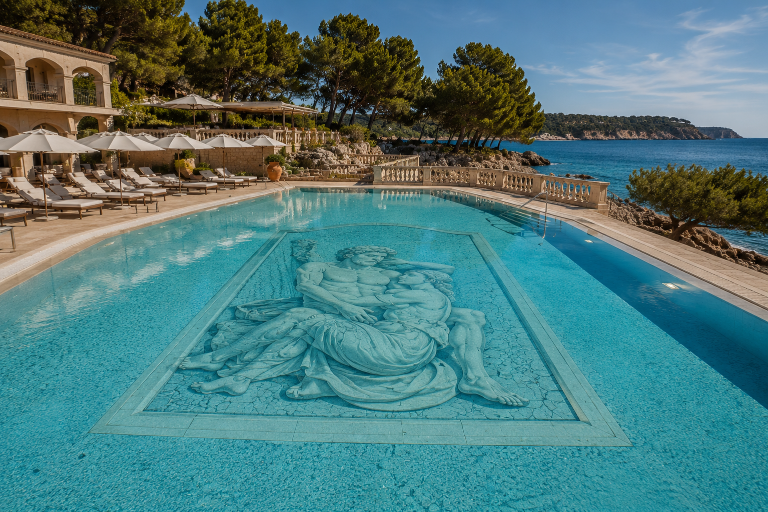 Reforma Resort Mallorca, Baleares — Mármol piscina de lujo, Bassform
